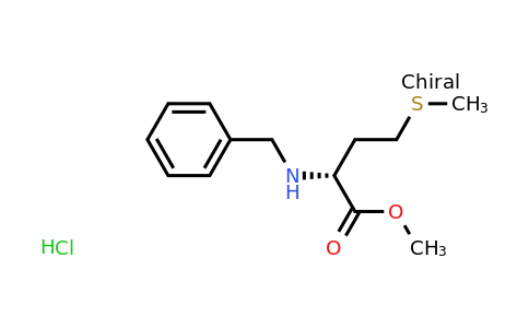CAS 1272755-12-0 | (R)-Methyl 2-(benzylamino)-4-(methylthio)butanoate hydrochloride