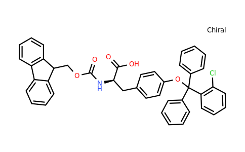 CAS 1272755-49-3 | (R)-2-((((9H-Fluoren-9-yl)methoxy)carbonyl)amino)-3-(4-((2-chlorophenyl)diphenylmethoxy)phenyl)propanoic acid
