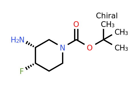 CAS 1273565-65-3 | tert-butyl cis-3-amino-4-fluoropiperidine-1-carboxylate