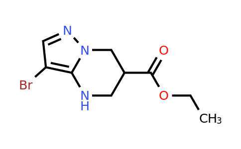 CAS 1273567-46-6 | ethyl 3-bromo-4H,5H,6H,7H-pyrazolo[1,5-a]pyrimidine-6-carboxylate