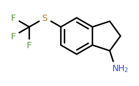 CAS 1273611-85-0 | 5-(trifluoromethylsulfanyl)indan-1-amine