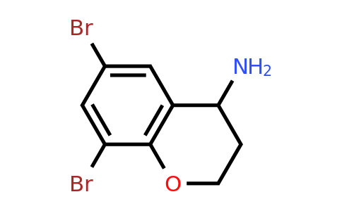 CAS 1273650-78-4 | 6,8-dibromo-3,4-dihydro-2H-1-benzopyran-4-amine