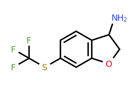 CAS 1273655-14-3 | 6-(trifluoromethylsulfanyl)-2,3-dihydrobenzofuran-3-amine