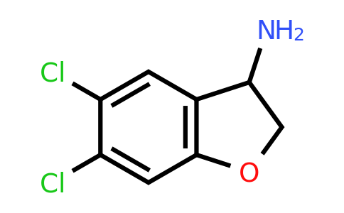 CAS 1273661-28-1 | 5,6-dichloro-2,3-dihydrobenzofuran-3-amine