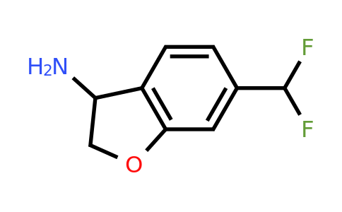 CAS 1273661-35-0 | 6-(difluoromethyl)-2,3-dihydrobenzofuran-3-amine
