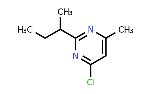 CAS 1273744-22-1 | 2-(Butan-2-yl)-4-chloro-6-methylpyrimidine