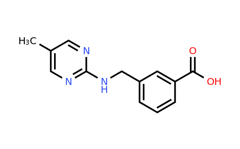 3-{[(5-methylpyrimidin-2-yl)amino]methyl}benzoic acid