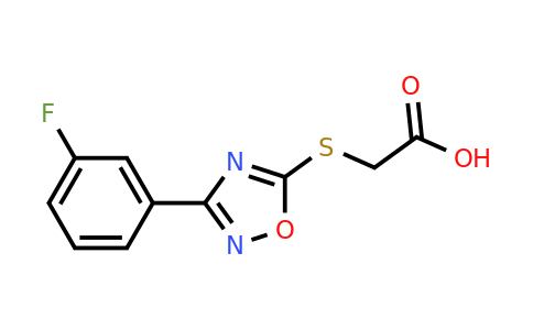 CAS 1273890-74-6 | 2-{[3-(3-fluorophenyl)-1,2,4-oxadiazol-5-yl]sulfanyl}acetic acid