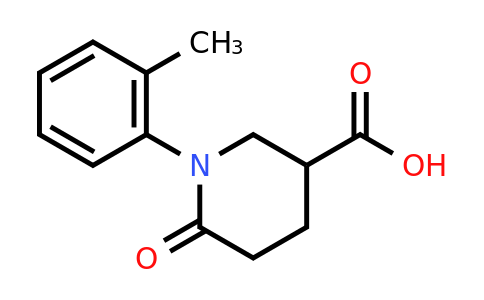 CAS 1273930-85-0 | 1-(2-methylphenyl)-6-oxopiperidine-3-carboxylic acid