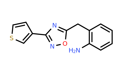 CAS 1274049-48-7 | 2-{[3-(thiophen-3-yl)-1,2,4-oxadiazol-5-yl]methyl}aniline