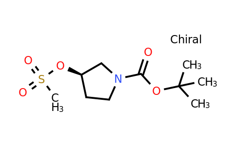 CAS 127423-61-4 | (R)-tert-Butyl 3-((methylsulfonyl)oxy)pyrrolidine-1-carboxylate