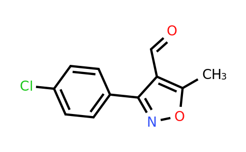 CAS 127426-59-9 | 3-(4-Chlorophenyl)-5-methylisoxazole-4-carbaldehyde