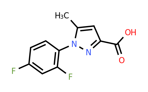 CAS 1274470-76-6 | 1-(2,4-difluorophenyl)-5-methyl-1H-pyrazole-3-carboxylic acid