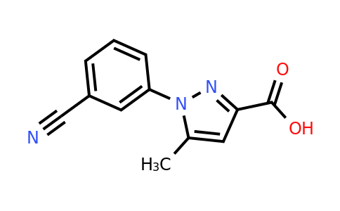 CAS 1274470-88-0 | 1-(3-cyanophenyl)-5-methyl-1H-pyrazole-3-carboxylic acid