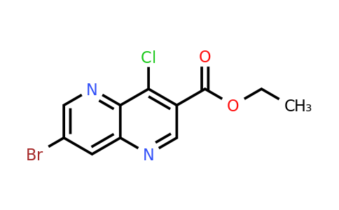 CAS 127448-21-9 | ethyl 7-bromo-4-chloro-1,5-naphthyridine-3-carboxylate