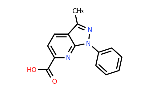 CAS 1274506-24-9 | 3-Methyl-1-phenyl-1H-pyrazolo[3,4-b]pyridine-6-carboxylic acid