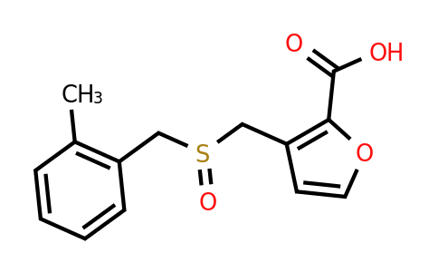 CAS 1274622-84-2 | 3-{[(2-methylphenyl)methanesulfinyl]methyl}furan-2-carboxylic acid