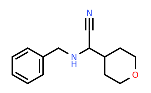 CAS 1274825-09-0 | 2-(benzylamino)-2-(oxan-4-yl)acetonitrile