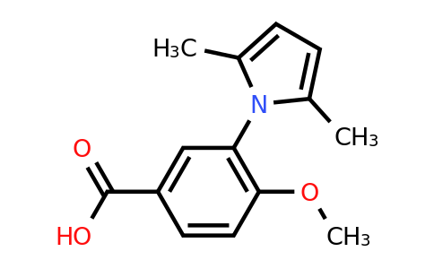 CAS 1274929-77-9 | 3-(2,5-dimethyl-1H-pyrrol-1-yl)-4-methoxybenzoic acid