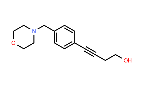 CAS 1275109-27-7 | 4-{4-[(morpholin-4-yl)methyl]phenyl}but-3-yn-1-ol