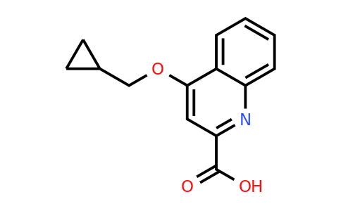CAS 1275281-11-2 | 4-(cyclopropylmethoxy)quinoline-2-carboxylic acid