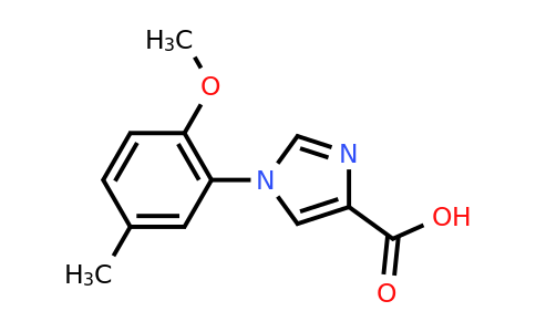 CAS 1275488-43-1 | 1-(2-methoxy-5-methylphenyl)-1H-imidazole-4-carboxylic acid