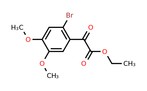 CAS 1275526-40-3 | ethyl 2-(2-bromo-4,5-dimethoxyphenyl)-2-oxoacetate