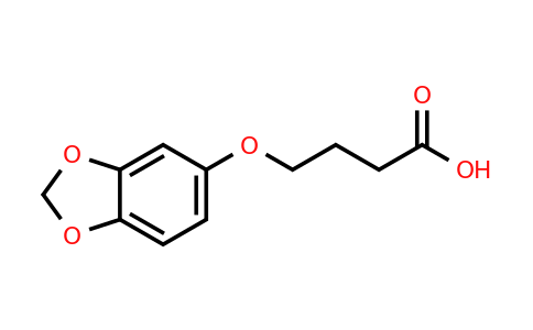 CAS 127556-98-3 | 4-(1,3-dioxaindan-5-yloxy)butanoic acid