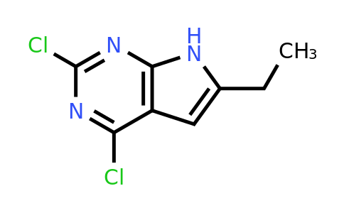 CAS 1275608-17-7 | 2,4-dichloro-6-ethyl-7h-pyrrolo[2,3-d]pyrimidine