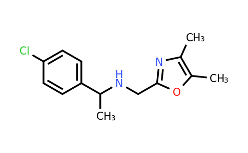 CAS 1275714-85-6 | [1-(4-chlorophenyl)ethyl][(dimethyl-1,3-oxazol-2-yl)methyl]amine