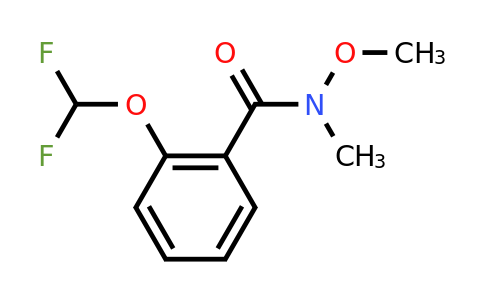 CAS 1275755-34-4 | 2-(difluoromethoxy)-N-methoxy-N-methylbenzamide