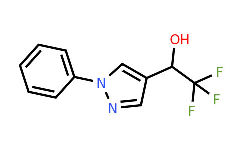CAS 1275913-48-8 | 2,2,2-trifluoro-1-(1-phenyl-1H-pyrazol-4-yl)ethan-1-ol