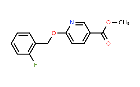 CAS 1276014-55-1 | methyl 6-[(2-fluorophenyl)methoxy]pyridine-3-carboxylate