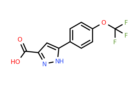 CAS 1277167-99-3 | 5-(4-(Trifluoromethoxy)phenyl)-1H-pyrazole-3-carboxylic acid