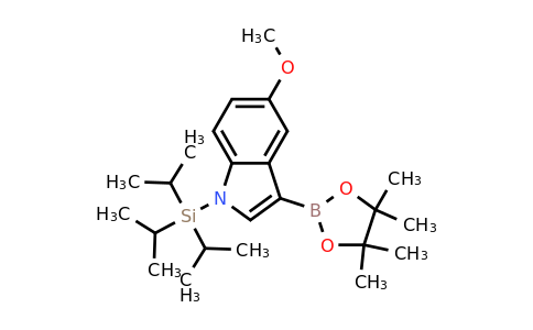 CAS 1278579-44-4 | 5-Methoxy-3-(4,4,5,5-tetramethyl-1,3,2-dioxaborolan-2-YL)-1-(triisopropylsilyl)-indole