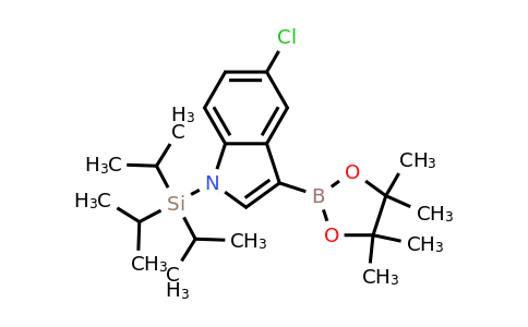 CAS 1278579-49-9 | 5-Chloro-3-(4,4,5,5-tetramethyl-1,3,2-dioxaborolan-2-YL)-1-(triisopropylsilyl)-indole