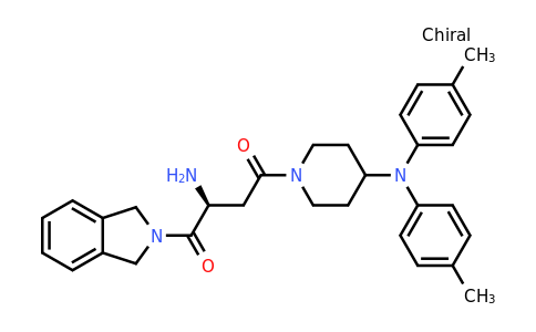 CAS 1279032-34-6 | (S)-2-Amino-4-(4-(dip-tolylamino)piperidin-1-YL)-1-(isoindolin-2-YL)butane-1,4-dione