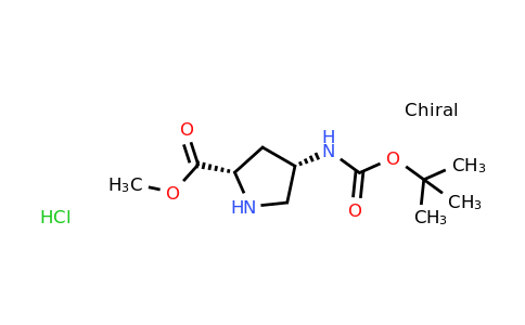 CAS 1279039-33-6 | L-​Proline, 4-​[[(1,​1-​dimethylethoxy)​carbonyl]​amino]​-​, methyl ester, (4S)​- hydrochloride