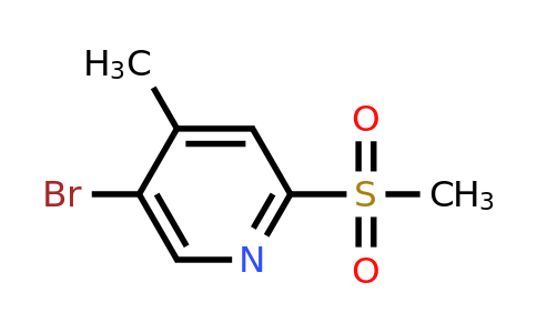 CAS 1279106-02-3 | 5-bromo-4-methyl-2-(methylsulfonyl)pyridine