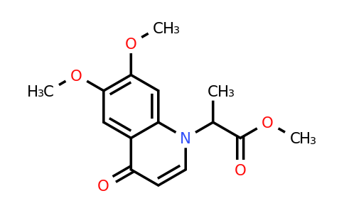 CAS 1279201-20-5 | Methyl 2-(6,7-dimethoxy-4-oxoquinolin-1(4H)-yl)propanoate
