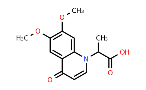 CAS 1279201-22-7 | 2-(6,7-Dimethoxy-4-oxoquinolin-1(4H)-yl)propanoic acid
