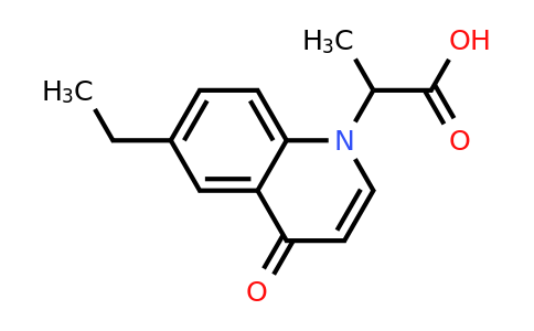 CAS 1279201-34-1 | 2-(6-Ethyl-4-oxoquinolin-1(4H)-yl)propanoic acid