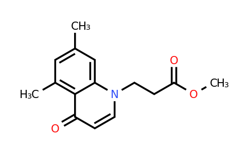 CAS 1279202-04-8 | Methyl 3-(5,7-dimethyl-4-oxoquinolin-1(4H)-yl)propanoate