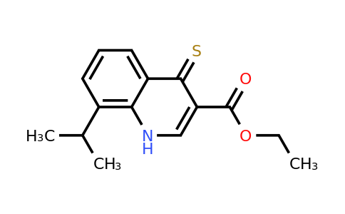 CAS 1279202-43-5 | Ethyl 8-isopropyl-4-thioxo-1,4-dihydroquinoline-3-carboxylate