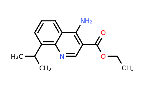 CAS 1279202-45-7 | Ethyl 4-amino-8-isopropylquinoline-3-carboxylate