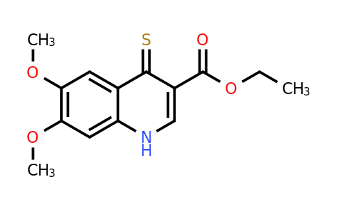 CAS 1279202-87-7 | Ethyl 6,7-dimethoxy-4-thioxo-1,4-dihydroquinoline-3-carboxylate
