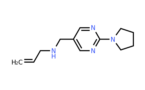 CAS 1279204-39-5 | N-((2-(Pyrrolidin-1-yl)pyrimidin-5-yl)methyl)prop-2-en-1-amine