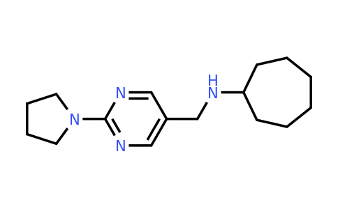 CAS 1279205-23-0 | N-((2-(Pyrrolidin-1-yl)pyrimidin-5-yl)methyl)cycloheptanamine