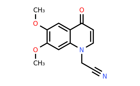 CAS 1279206-93-7 | 2-(6,7-Dimethoxy-4-oxoquinolin-1(4H)-yl)acetonitrile