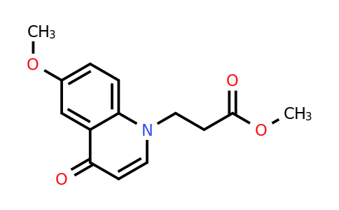 CAS 1279207-13-4 | Methyl 3-(6-methoxy-4-oxoquinolin-1(4H)-yl)propanoate